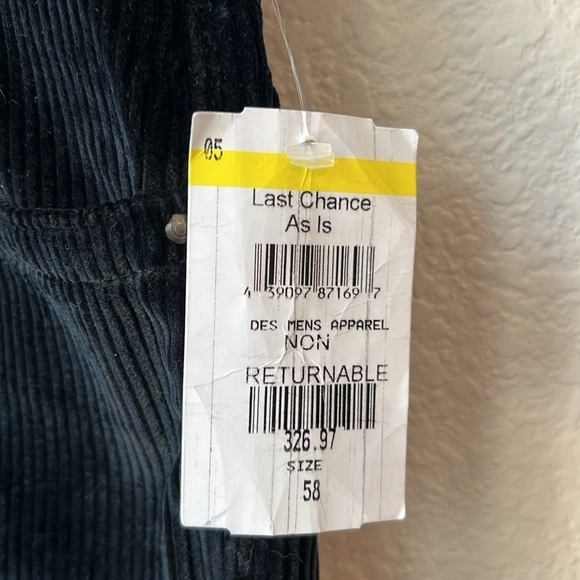 Salvatore Ferragamo Corduroy Pants Size 48 4XL In Black - Picture 6 of 11